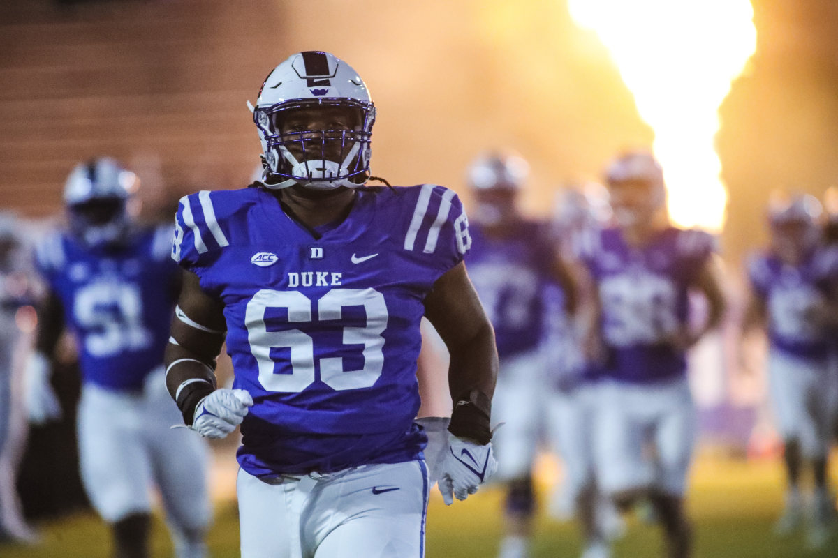 Duke Offensive Lineman Jacob Monk